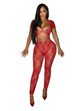 Sleeves and navel-baring jumpsuit - runwayfashionista.com