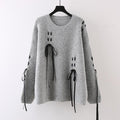 Sweet Cool Lazy Round Neck Sweater