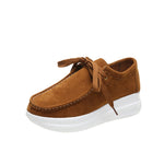 Casual Comfort: Women's Round Toe Lace-Up Mesh Sneakers - runwayfashionista.com