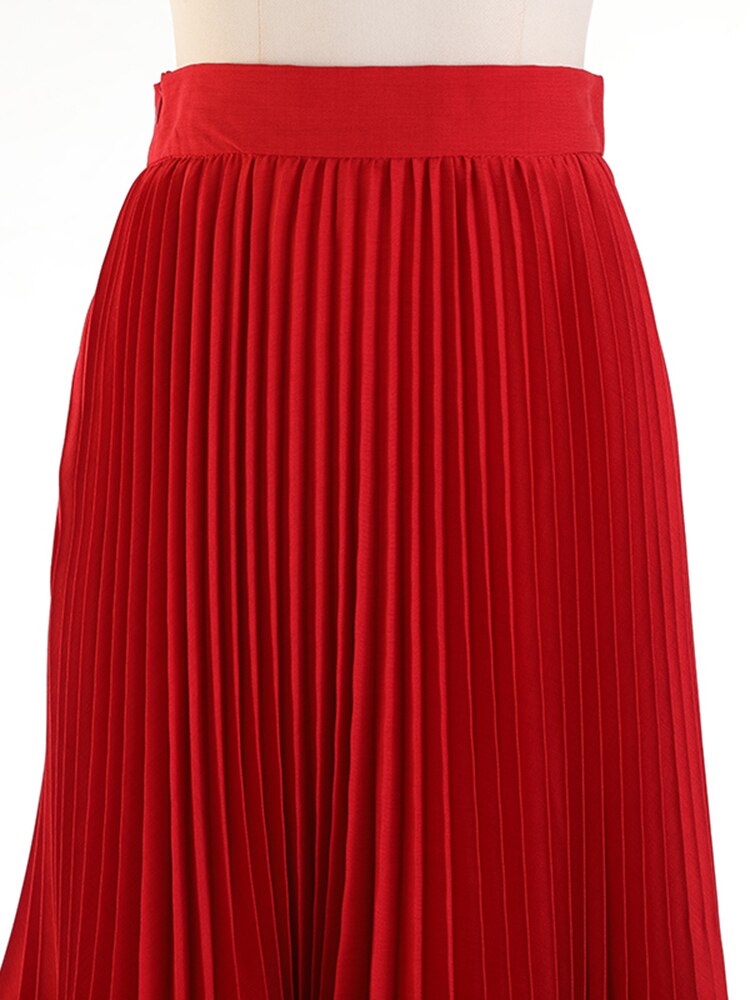 High Waist A Line Irregular Hem Casual Skirts - runwayfashionista.com