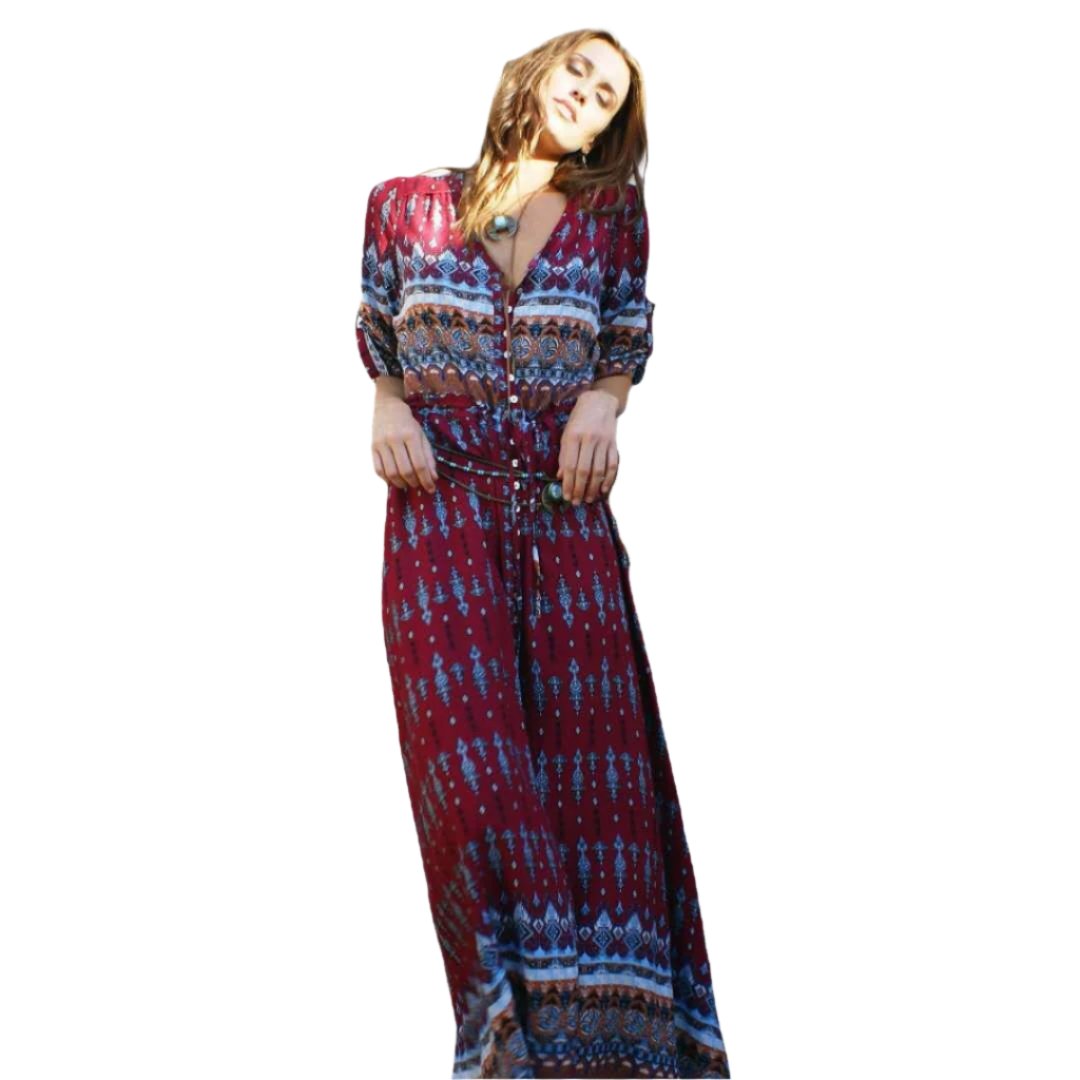 Bohemian Print Dress