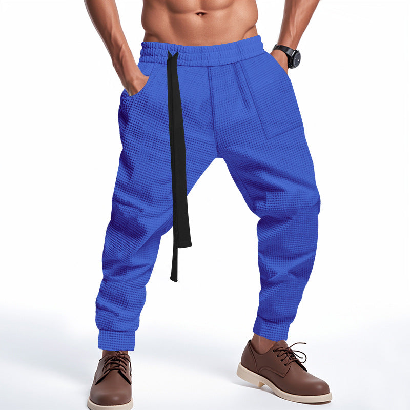 Hip Hop Streetwear Track Pants - blue