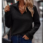 Stand Up Collar Long Sleeve Hoodie