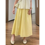 High-Waisted Midi Skirt