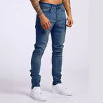 The Ultimate High-Waist Skinny: Redefining Casual Sophistication - blue