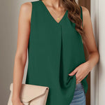 Loose Sleeveless Top - runwayfashionista.com