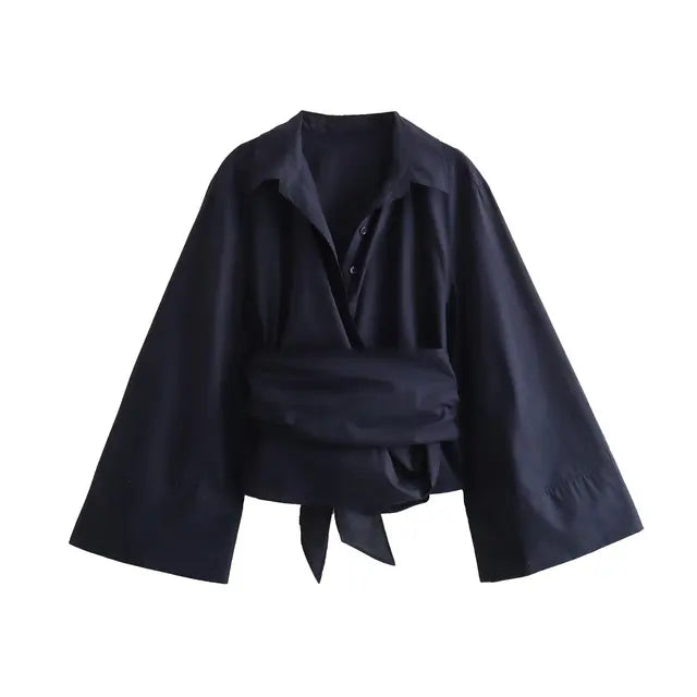 Vintage Elegant Luxury Blouses: Timeless Sophistication for the Modern Woman - black