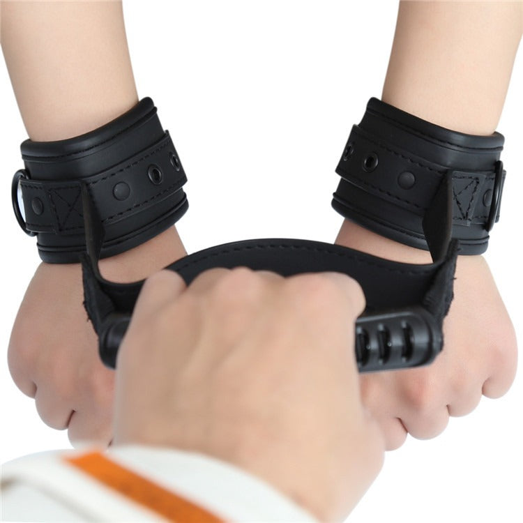 Leather Handcuffs Couple Toys