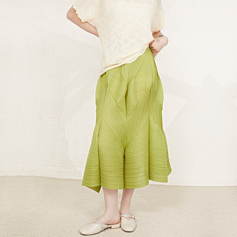 High Waist Solid Color Designer Spliced Skirts - runwayfashionista.com