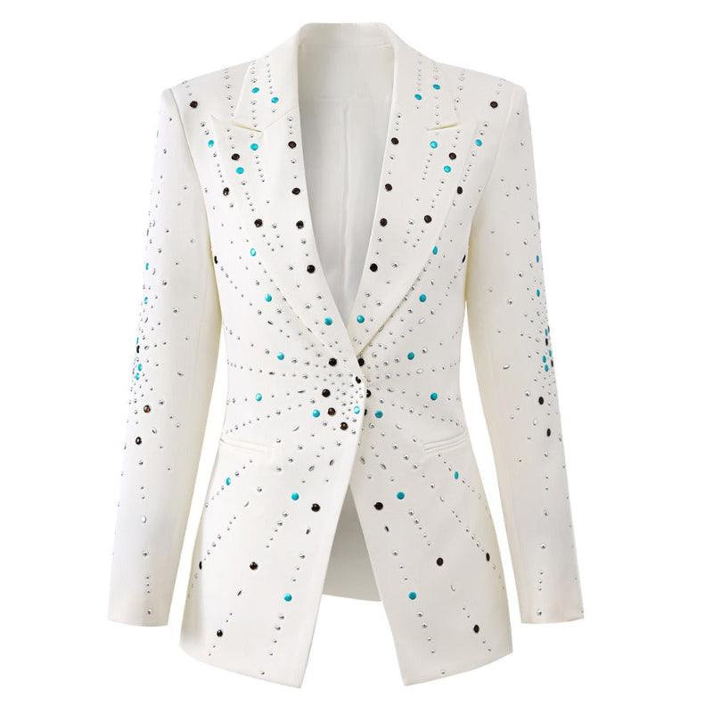 Slim Fit One Button Long Sleeve Suit