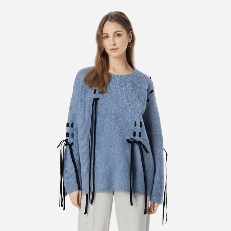 Sweet Cool Lazy Round Neck Sweater