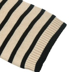 Striped Round Neck Long Sleeve Knit Top - runwayfashionista.com