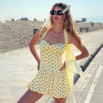 🤩 The Elegant Strapless Polka Dot Bubble Mini Dress