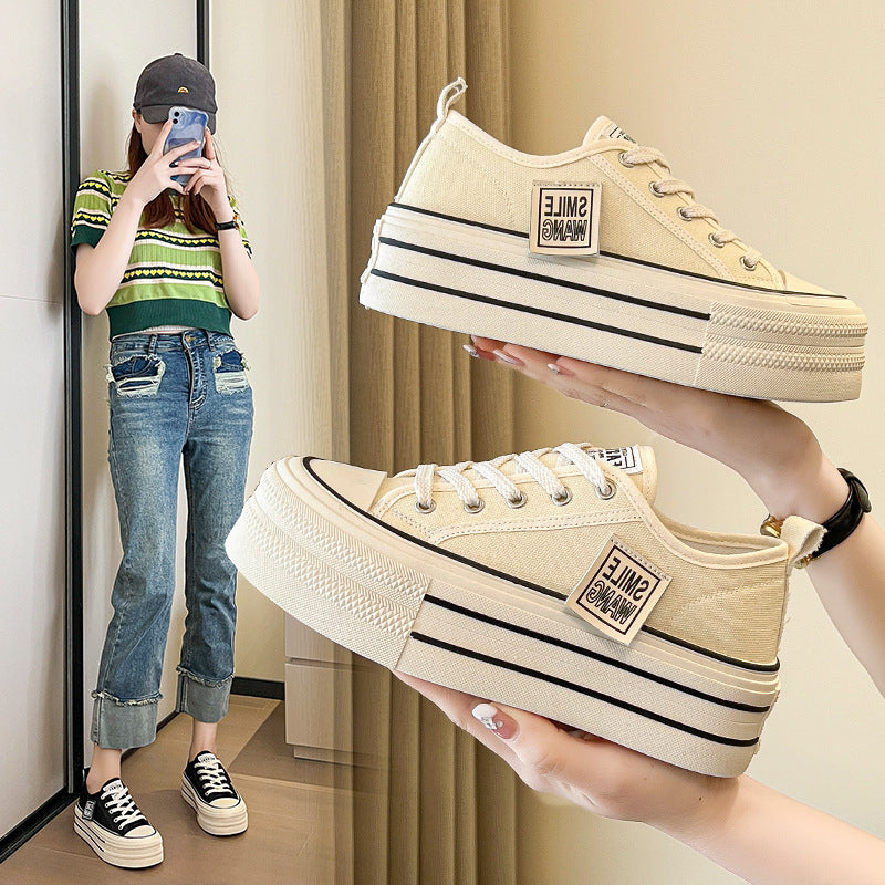 Sponge Cake Retro Board Casual Shoes