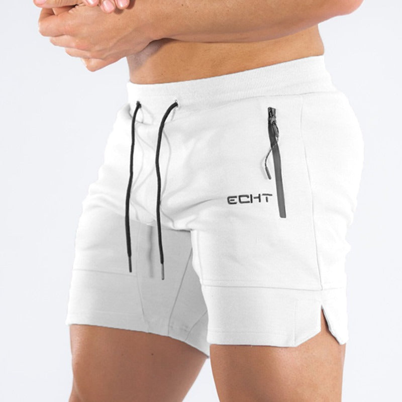 Zipper Pocket Sports Shorts