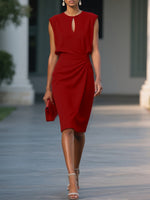 Casual A-Line Midi Dress