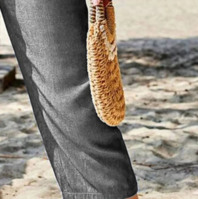 Loose and Fashionable Casual Pocket Pants - runwayfashionista.com