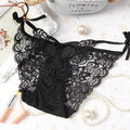 Sling Lace Low Rise Funny Triangle Panties - runwayfashionista.com