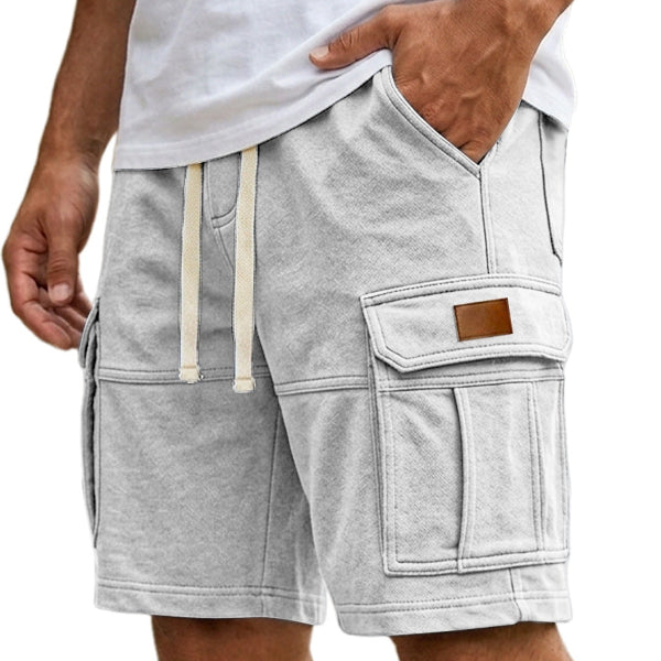 Cargo Shorts With Pockets - light blue