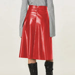 High Waist Skirt with Zipper