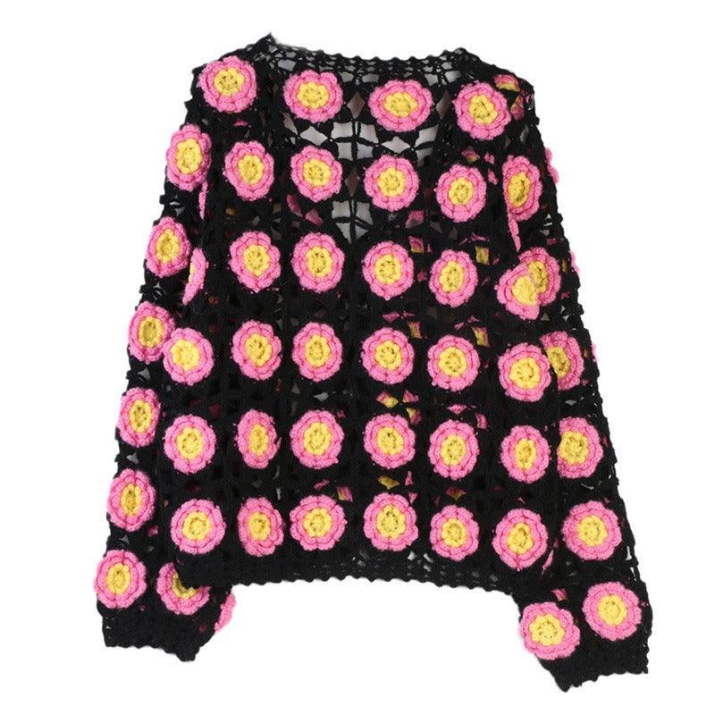 V-Neck Temperament Long Sleeved Sweater