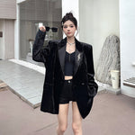 Black Velvet Jacket: Bold Streetwear Look