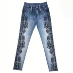 High Waist Tapered Jeans