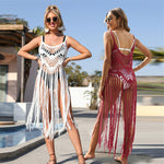 Tassel Hem Beach Cover-Up