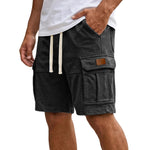 Cargo Shorts With Pockets - black