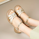 Step out boldly with these open-toed sandals, designed to turn heads and keep you cool.