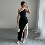 Stylish Slit Maxi - runwayfashionista.com