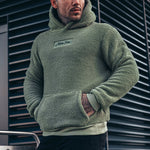 Long-sleeved Pullover Hoodie - green