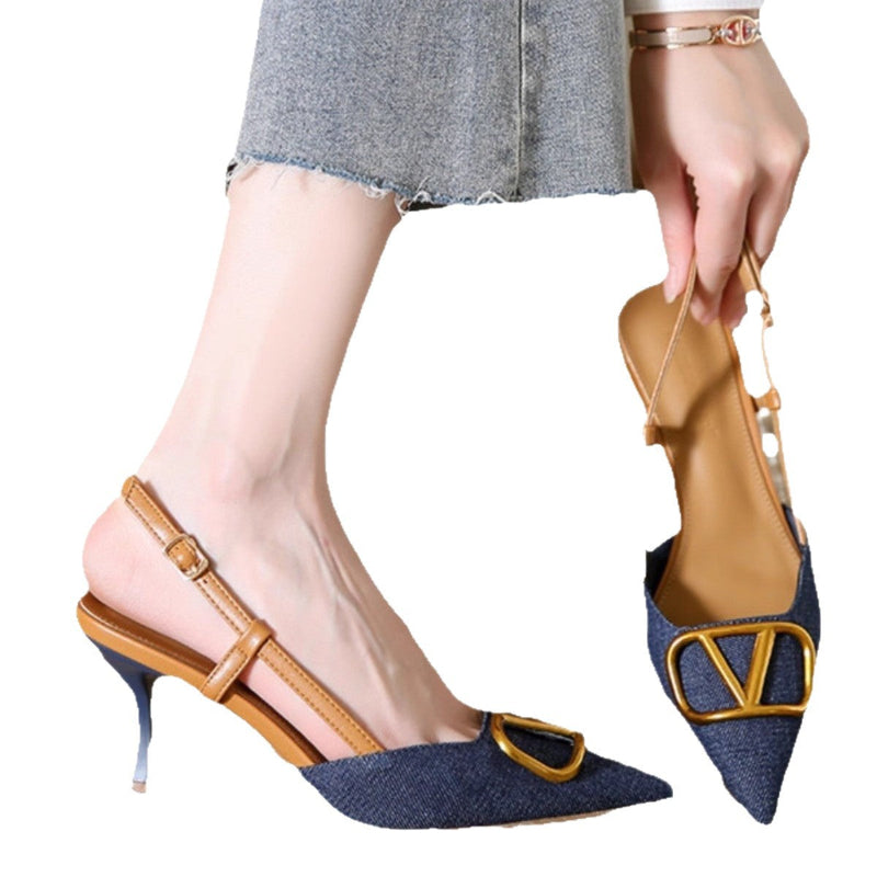 Parisian Poise: The French Shallow Mouth Pointed Toe Stiletto