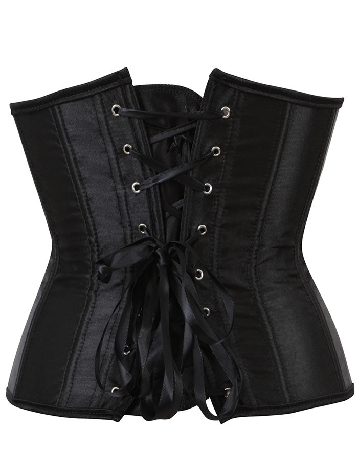 Plus Size Back Lace Up Corset - runwayfashionista.com