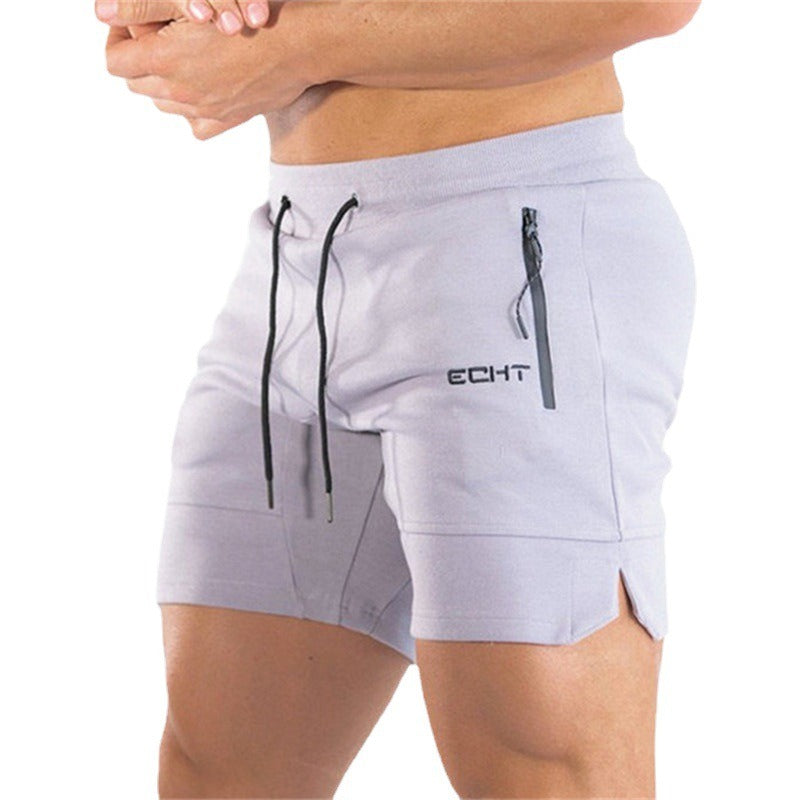 Zipper Pocket Sports Shorts