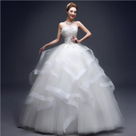 Strapless Bridal Ball Gowns - runwayfashionista.com