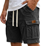 Cargo Shorts With Pockets - black