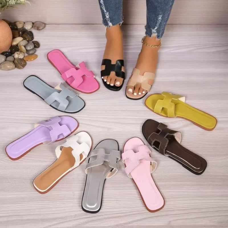 Comfortable Flat Sandals - runayfashionista.com
