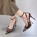 Leopard Point Toe Stiletto Pumps | Make a Statement - runwayfashionista.com