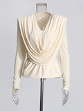 Long Sleeve Temperament Style Top