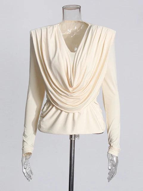 Long Sleeve Temperament Style Top
