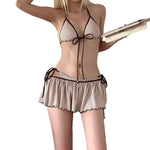 Sexy Bikini Split Strap Set