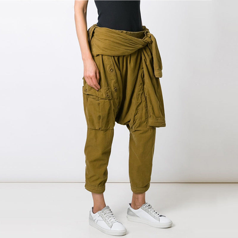 Trend Brand Designer Harem Pants - runwayfashionista.com