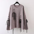Sweet Cool Lazy Round Neck Sweater