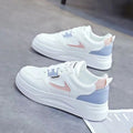 Trendy Basic Little White Sport Shoes - runwayfashionista.com