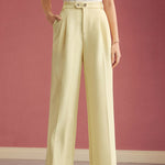 Elegant High-waisted Wide-leg Pants