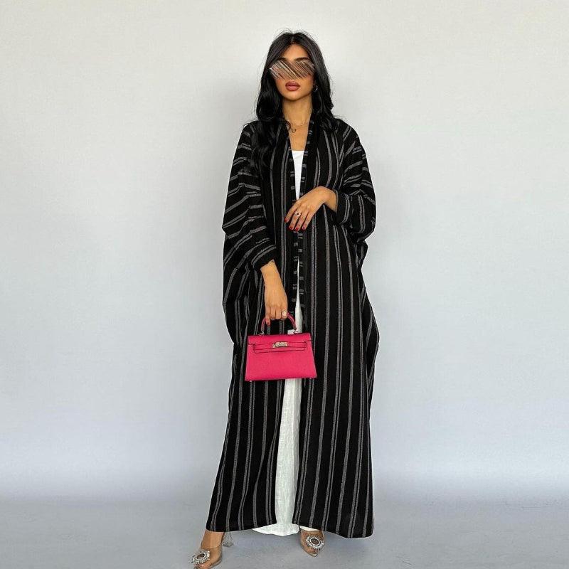 Zebra Print Abaya Cardigan