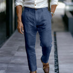 Breathable Casual Pants - dark blue