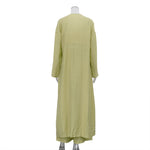 Sage Green 3-Piece Crop Top, Kimono Cardigan & Wide Leg Pants