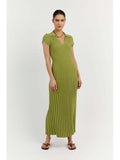 Knitted Pit Stripe Maxi Dress - runwayfashionista.com